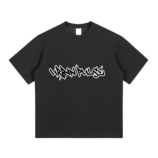 Original black puff print Urban pulse shirt.
