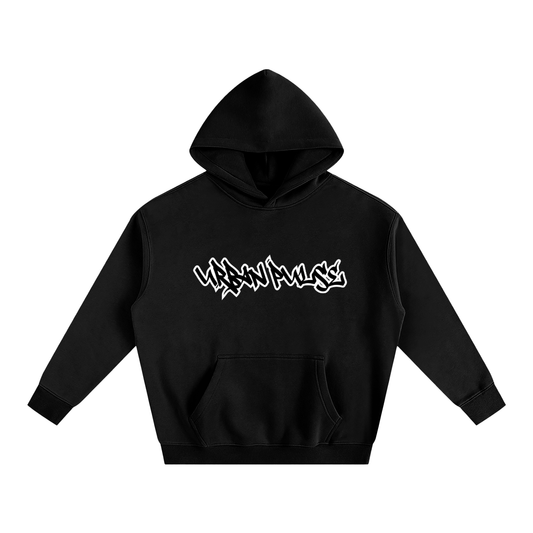 Original black puff print urban pulse hoodie