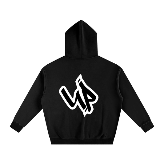 Original black puff print urban pulse hoodie